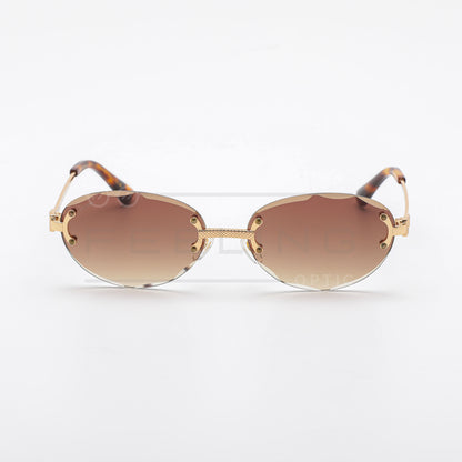 CARTIER CT0550S - Marron & Gold