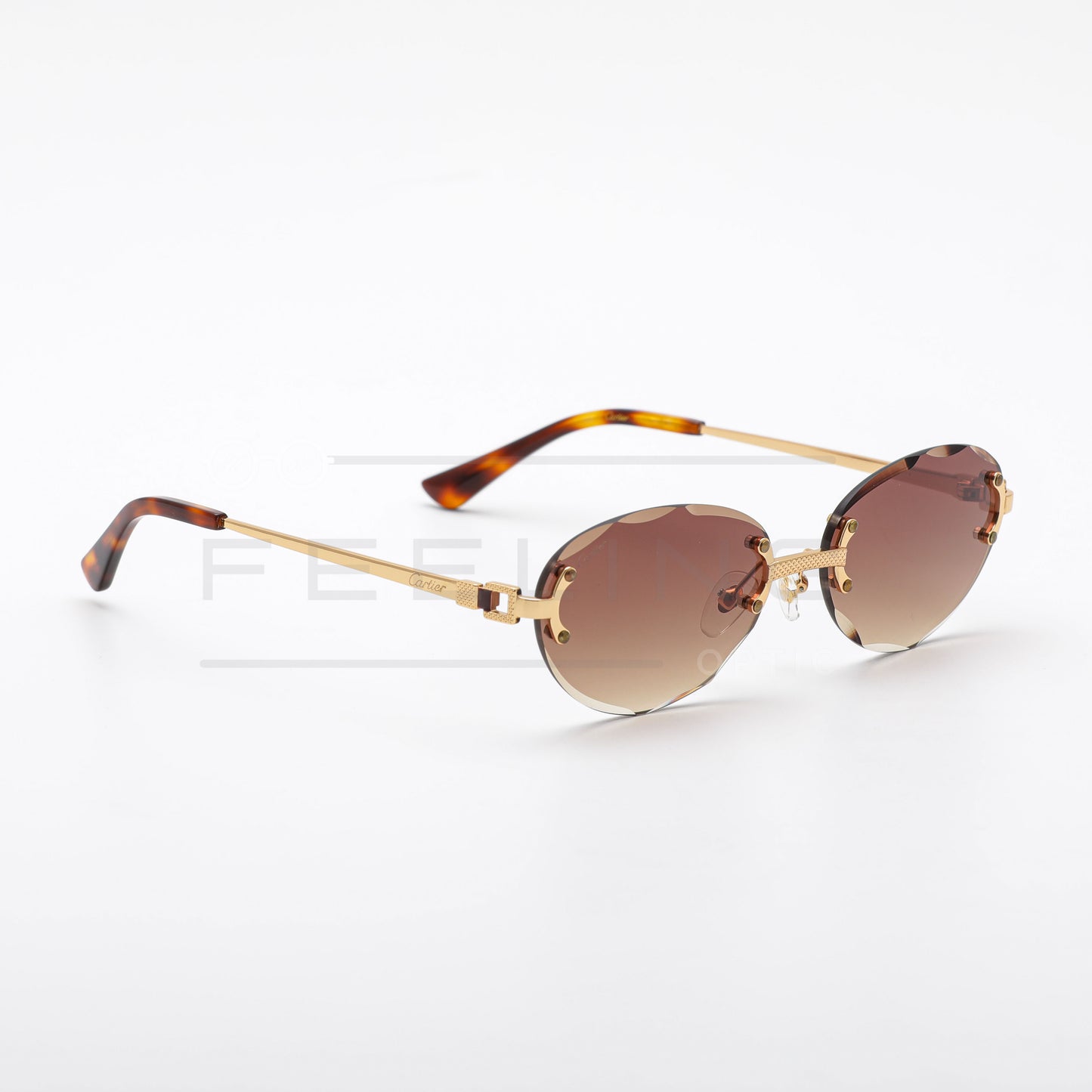 CARTIER CT0550S - Marron & Gold