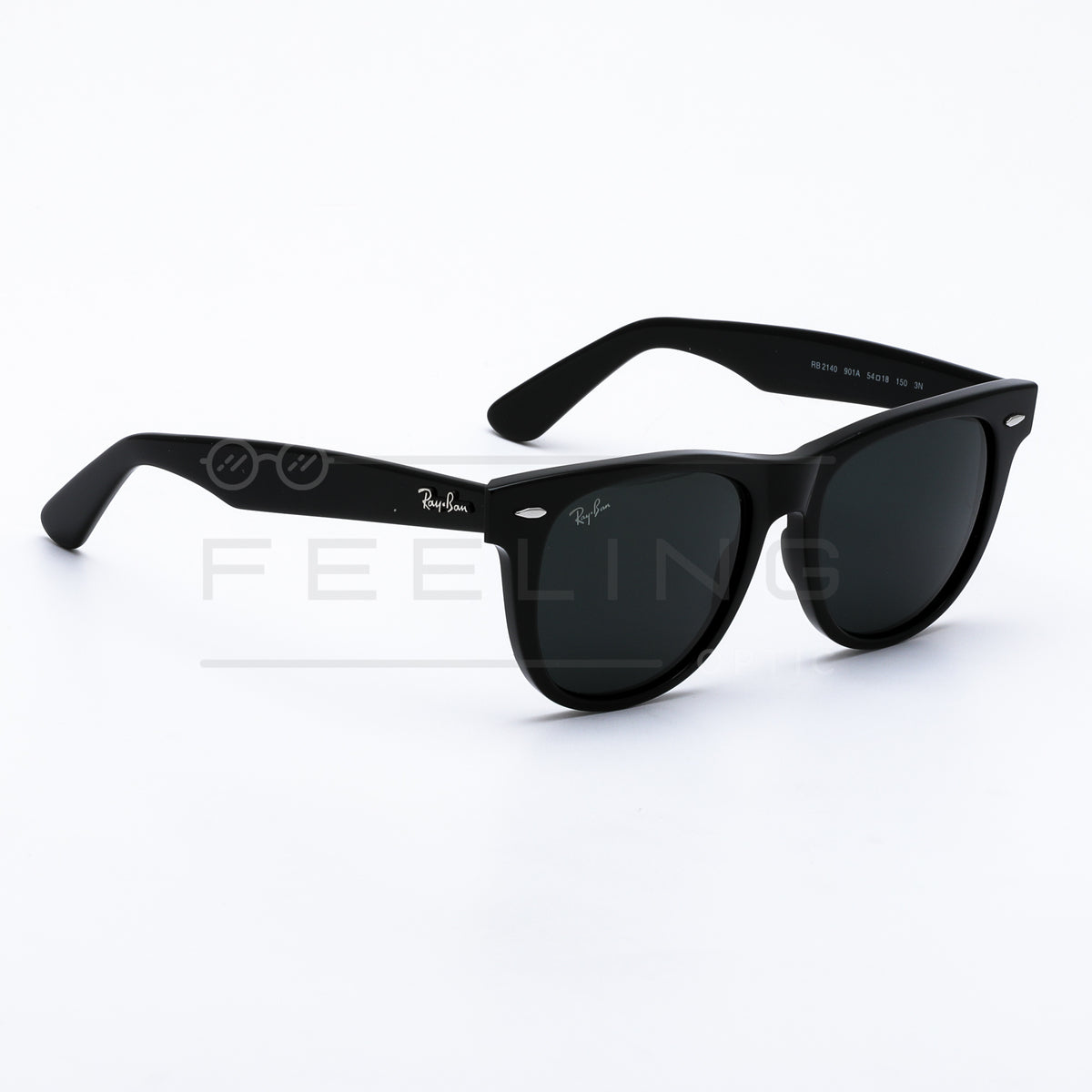 RAYBAN WAYFARER RB-2140N - Full Black (Grande Taille)