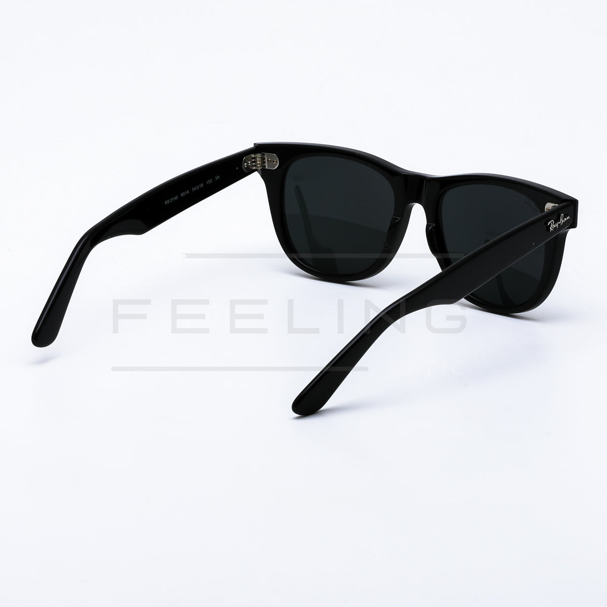 RAYBAN WAYFARER RB-2140N - Full Black (Grande Taille)