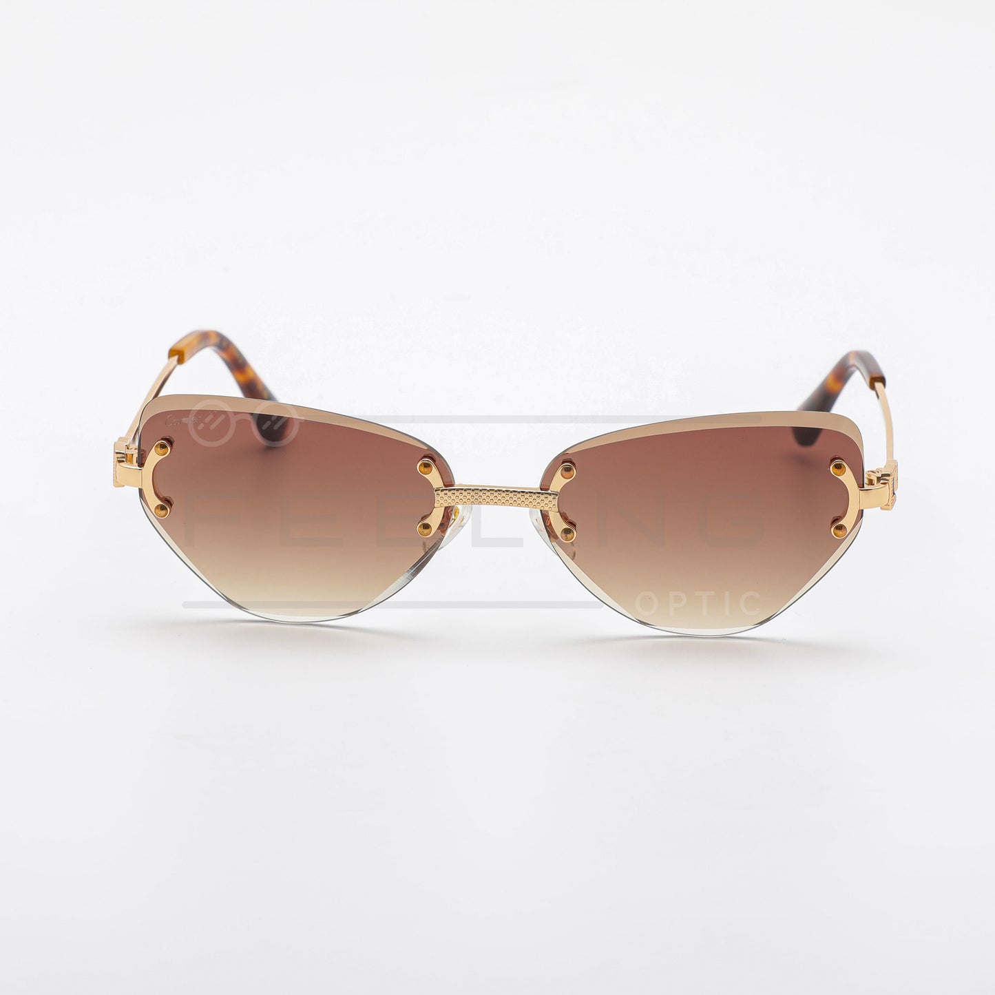 CARTIER CT0551S - Marron & Gold