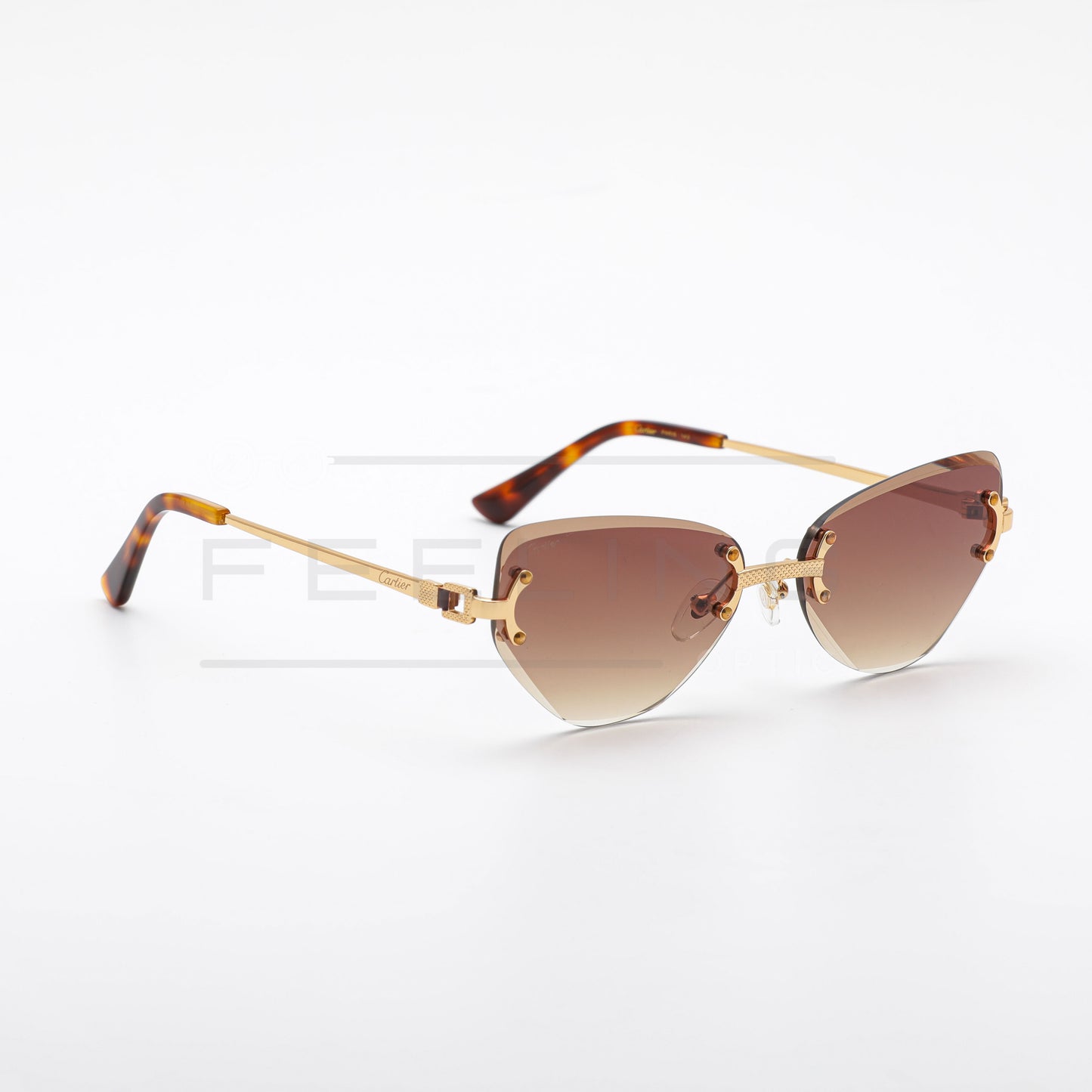 CARTIER CT0551S - Marron & Gold