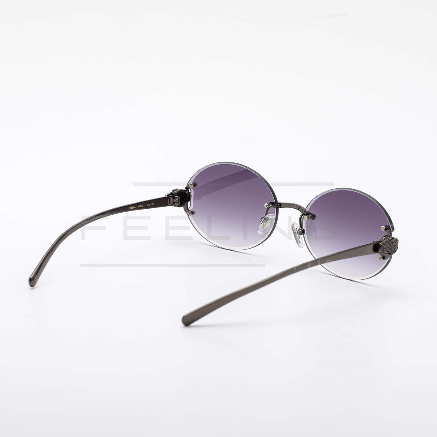 CARTIER CT0649S - Noir & Gris