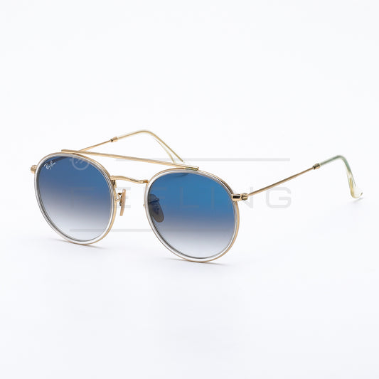 RAYBAN Double Bridge RB-3647N - Bleu & Gold