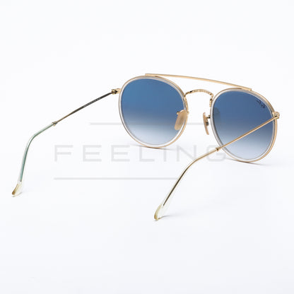 RAYBAN Double Bridge RB-3647N - Bleu & Gold
