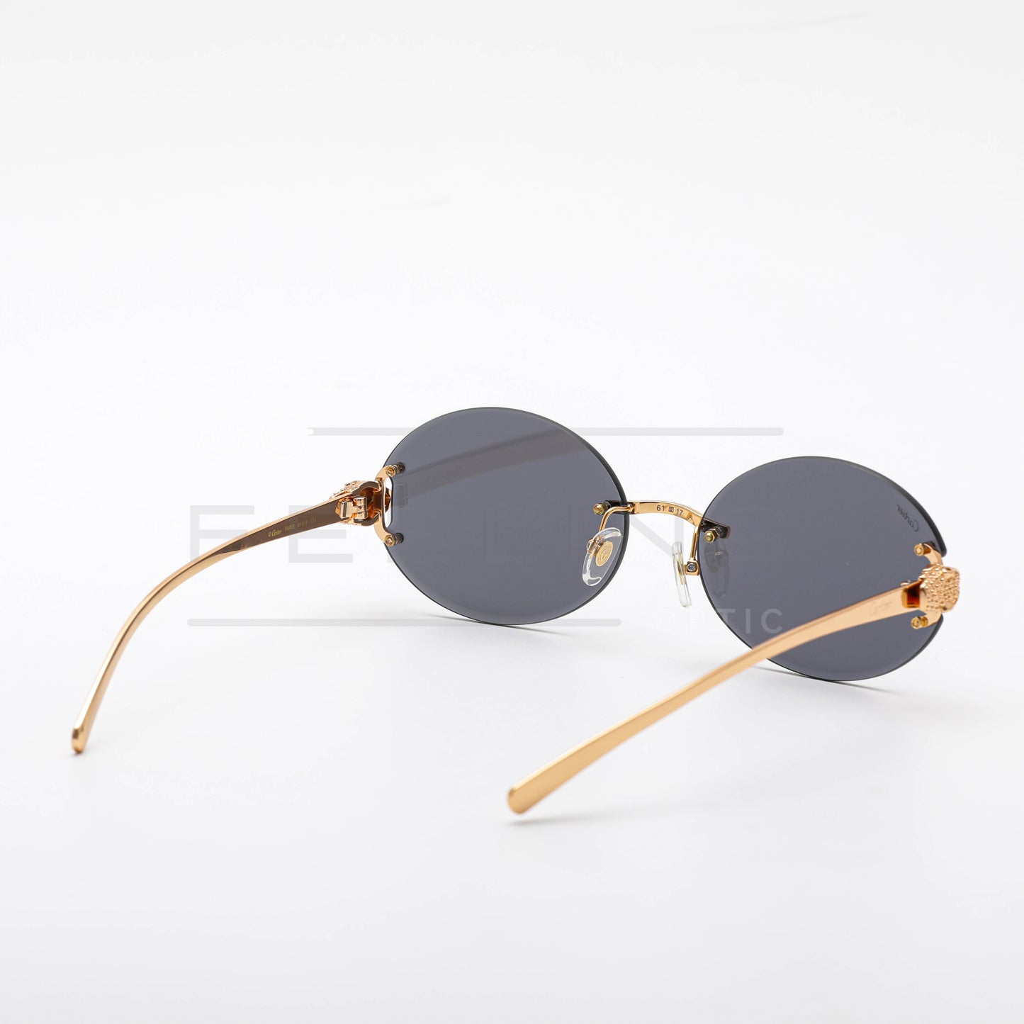 CARTIER CT0649S - Noir & Gold