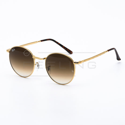 RAYBAN NEW ROUND RB-3637 - Marron & Gold