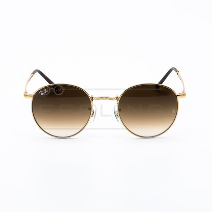 RAYBAN NEW ROUND RB-3637 - Marron & Gold