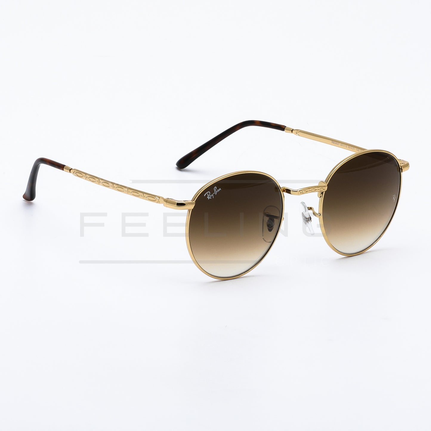 RAYBAN NEW ROUND RB-3637 - Marron & Gold
