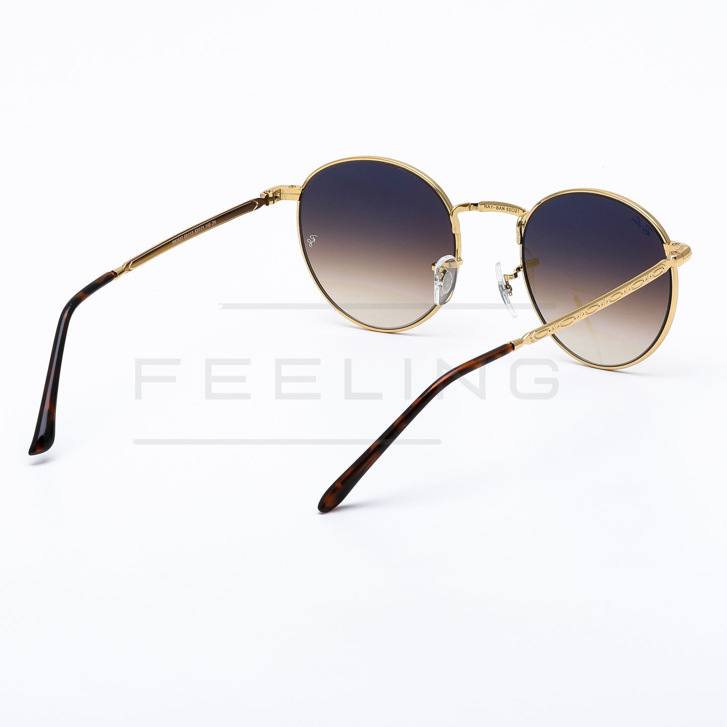RAYBAN NEW ROUND RB-3637 - Marron & Gold