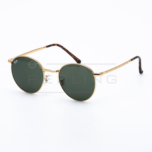 RAYBAN NEW ROUND RB-3637 - Vert & Gold