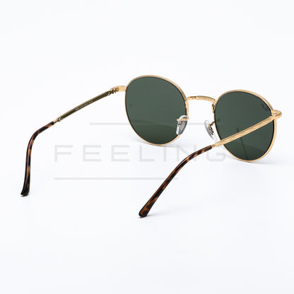 RAYBAN NEW ROUND RB-3637 - Vert & Gold