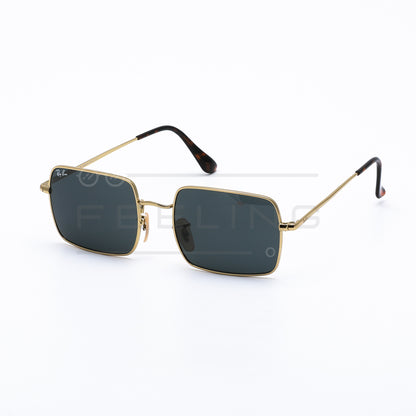 RAYBAN RECTANGLE RB-1969 - Noir & Gold