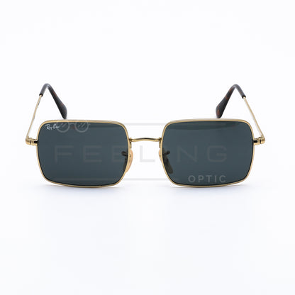 RAYBAN RECTANGLE RB-1969 - Noir & Gold