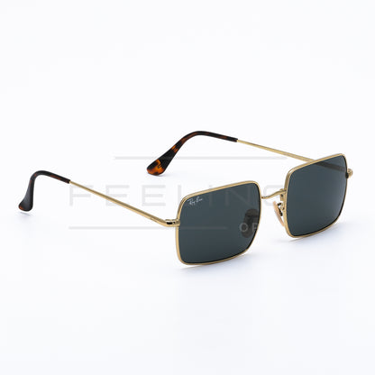 RAYBAN RECTANGLE RB-1969 - Noir & Gold