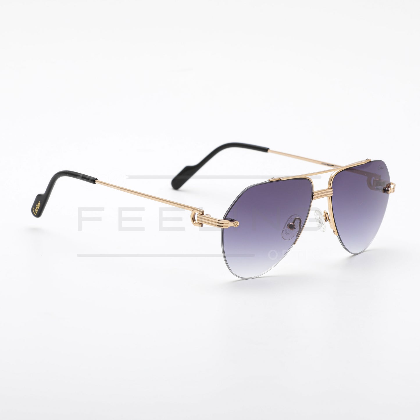 CARTIER CT0427S - Noir & Gold