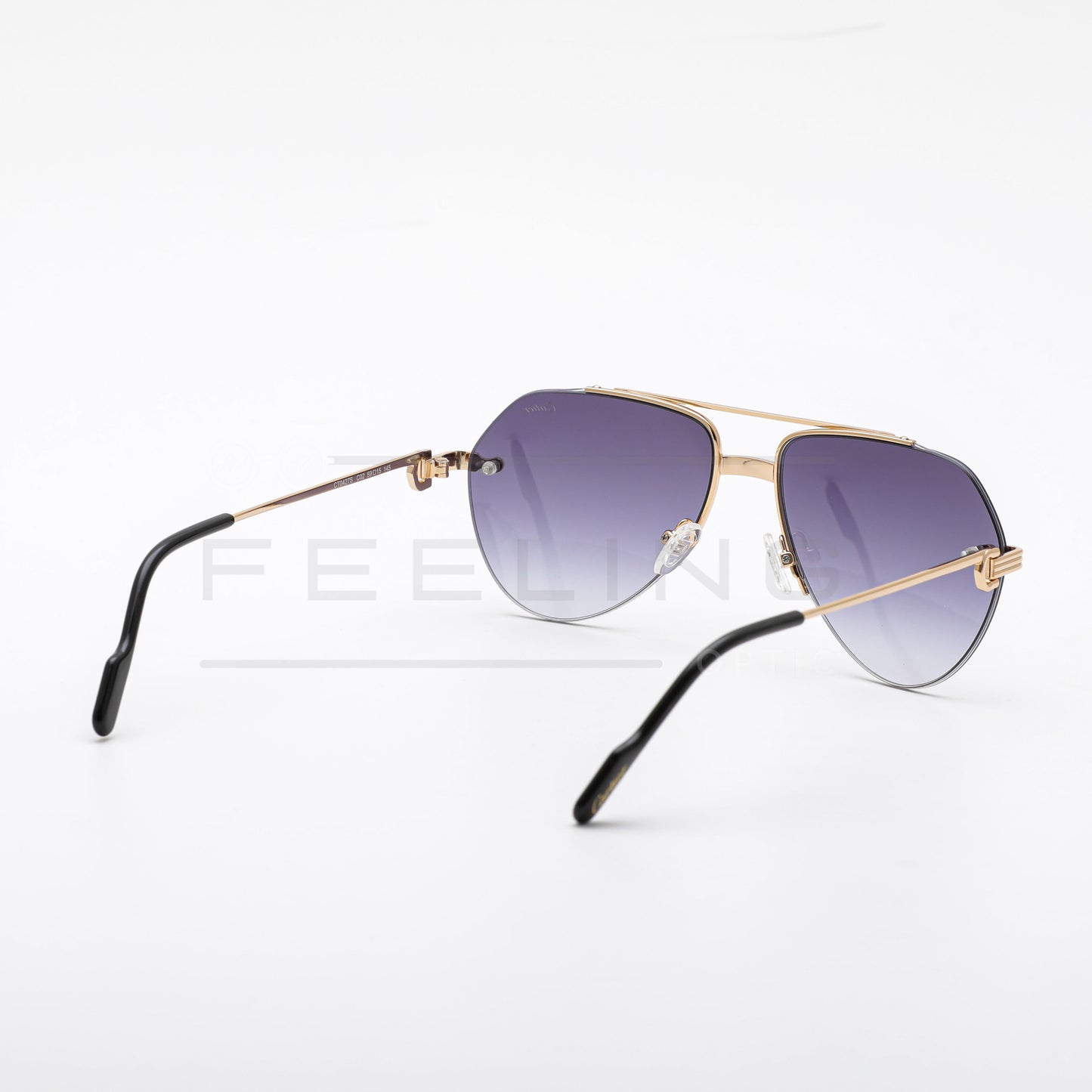 CARTIER CT0427S - Noir & Gold