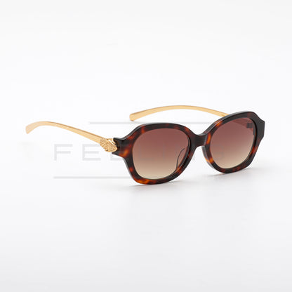 CARTIER CT0641S - Marron & Gold