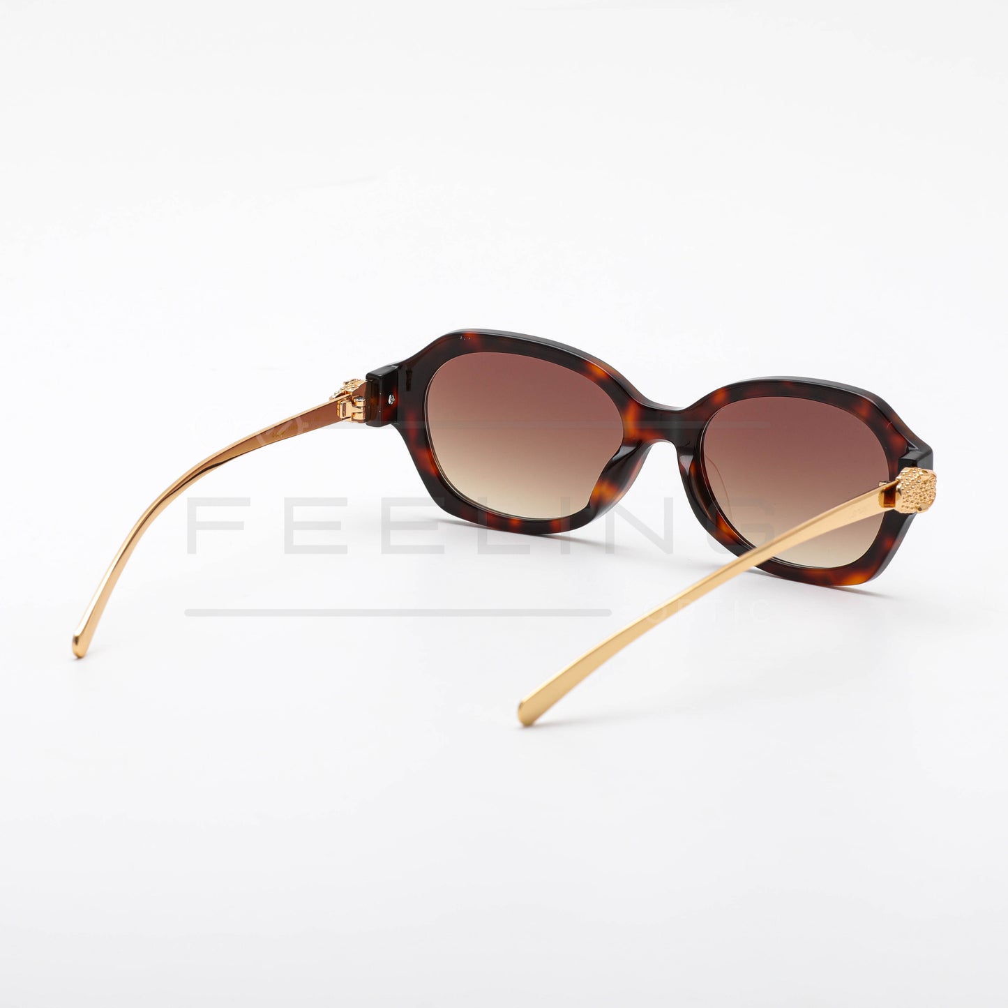 CARTIER CT0641S - Marron & Gold
