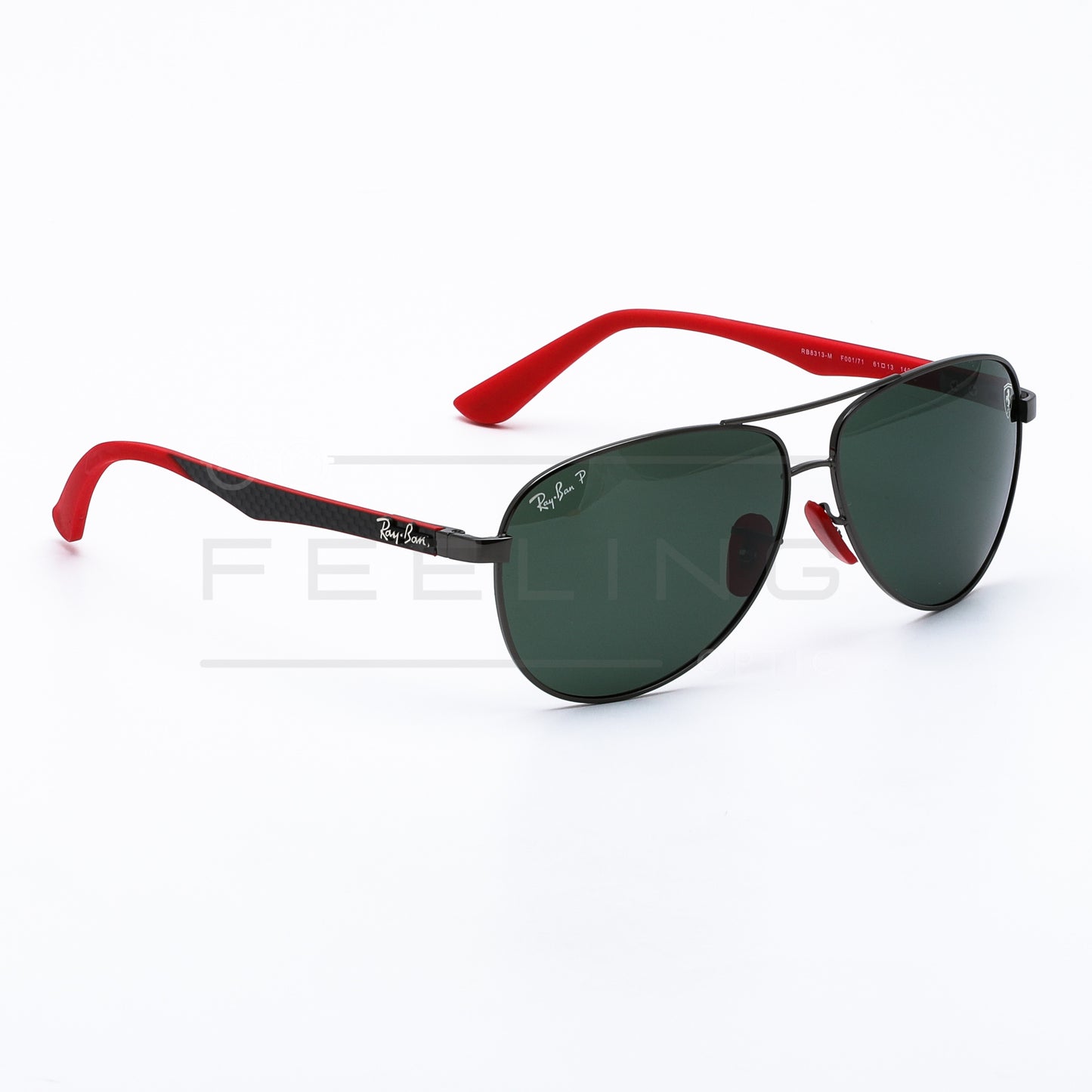 RAYBAN FERRARI RB-8313M - Noir & Rouge