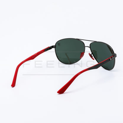 RAYBAN FERRARI RB-8313M - Noir & Rouge