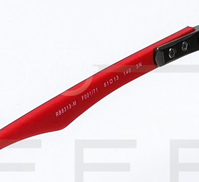RAYBAN FERRARI RB-8313M - Noir & Rouge