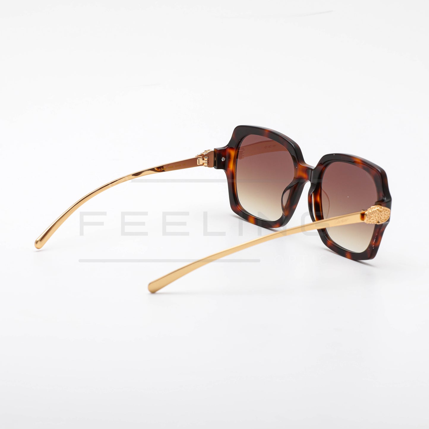 CARTIER CT0646S - Marron & Gold