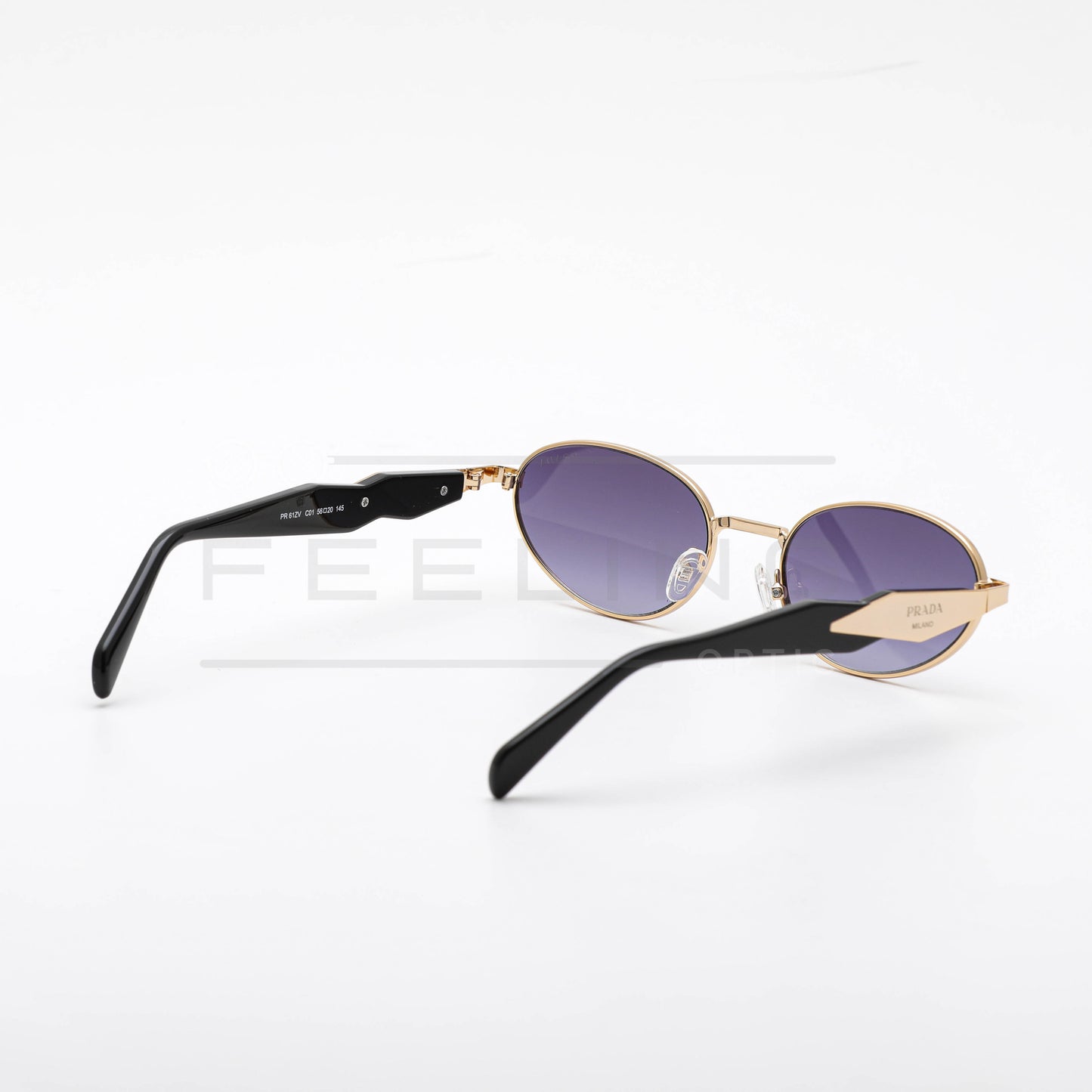PRADA PR61ZV - Noir & Gold