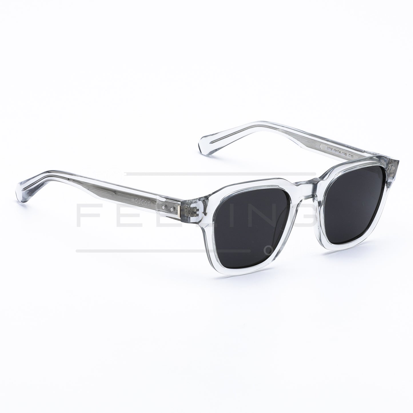 MOSCOT 8765 - Noir & Transparent