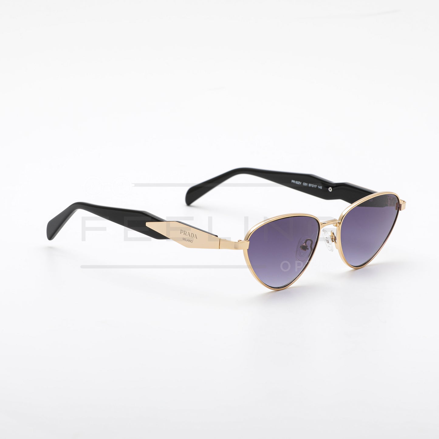 PRADA PR62ZV - Noir & Gold