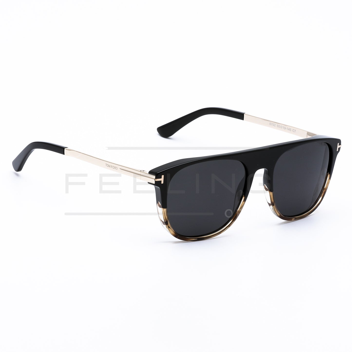 TOM FORD 8702 - Noir & Marron