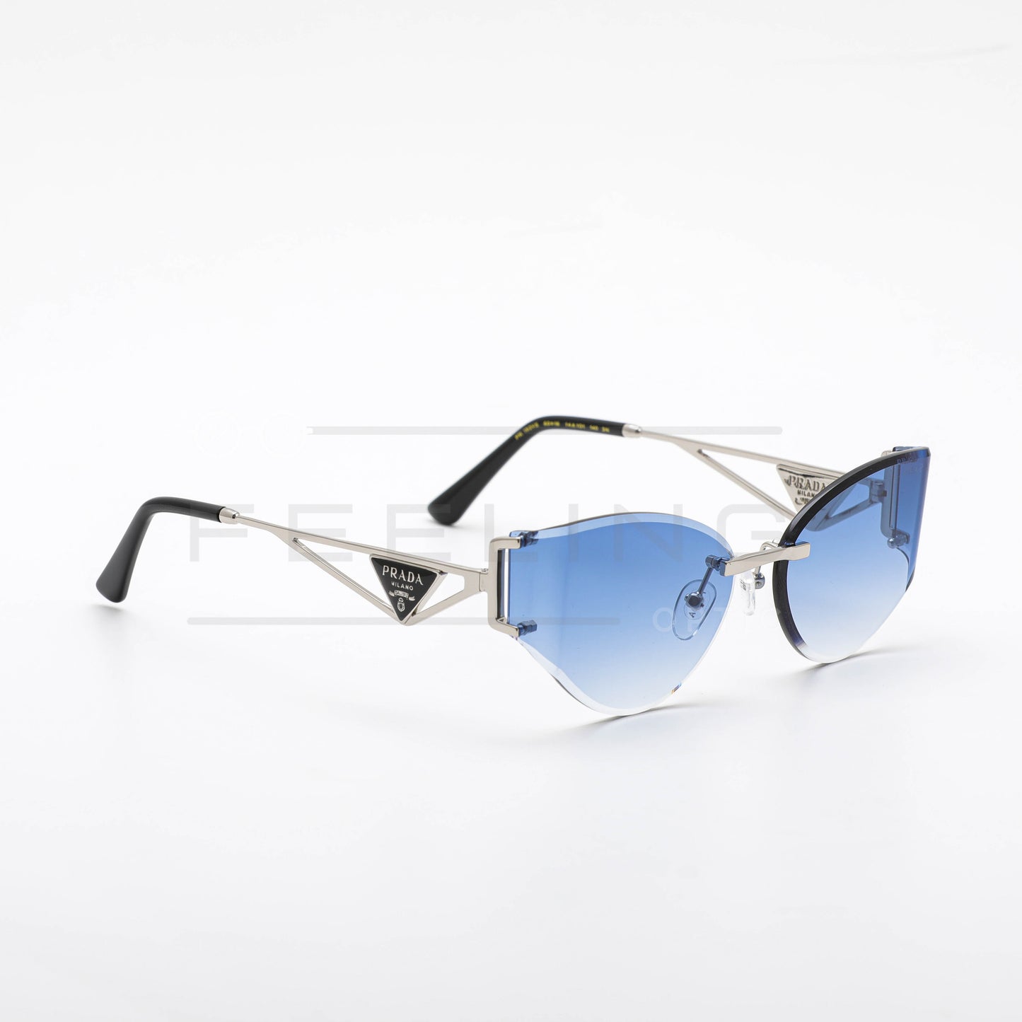 PRADA PRA193VS - Bleu & Gris