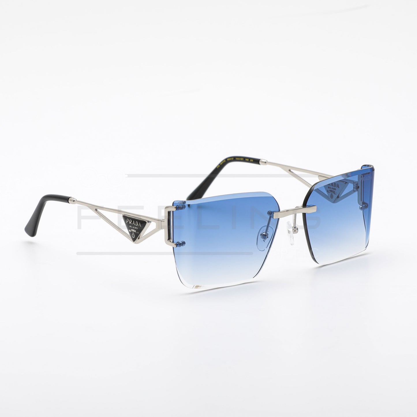 PRADA PRA194VS - Bleu & Gris