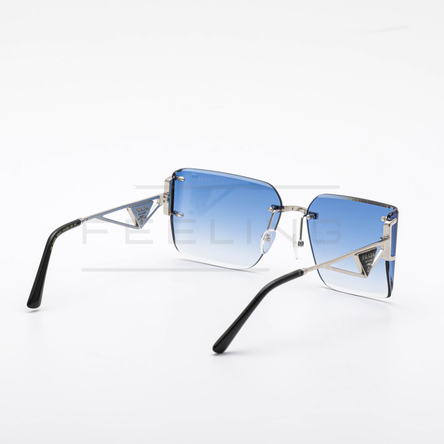 PRADA PRA194VS - Bleu & Gris
