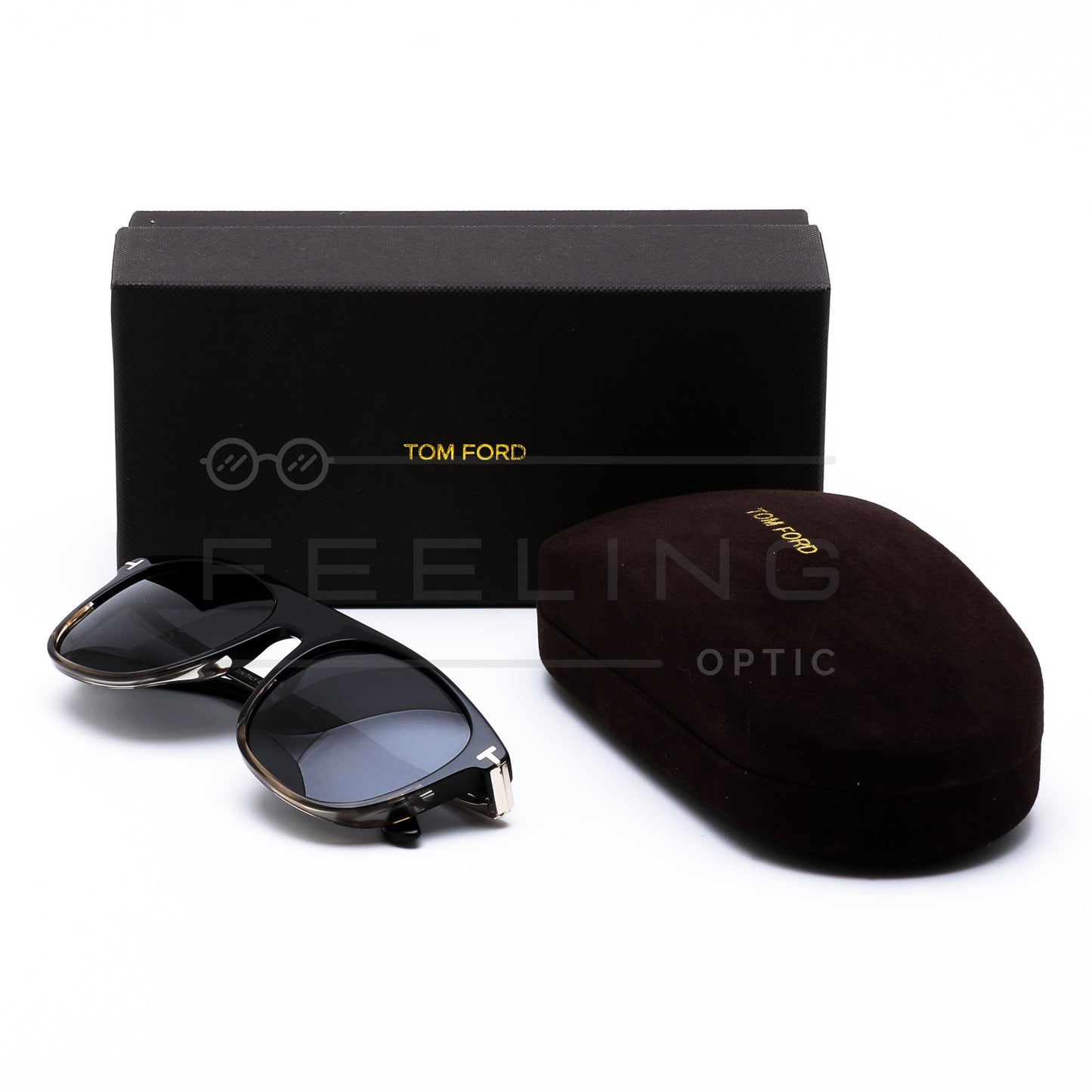 TOM FORD 8702 - Noir & Marron
