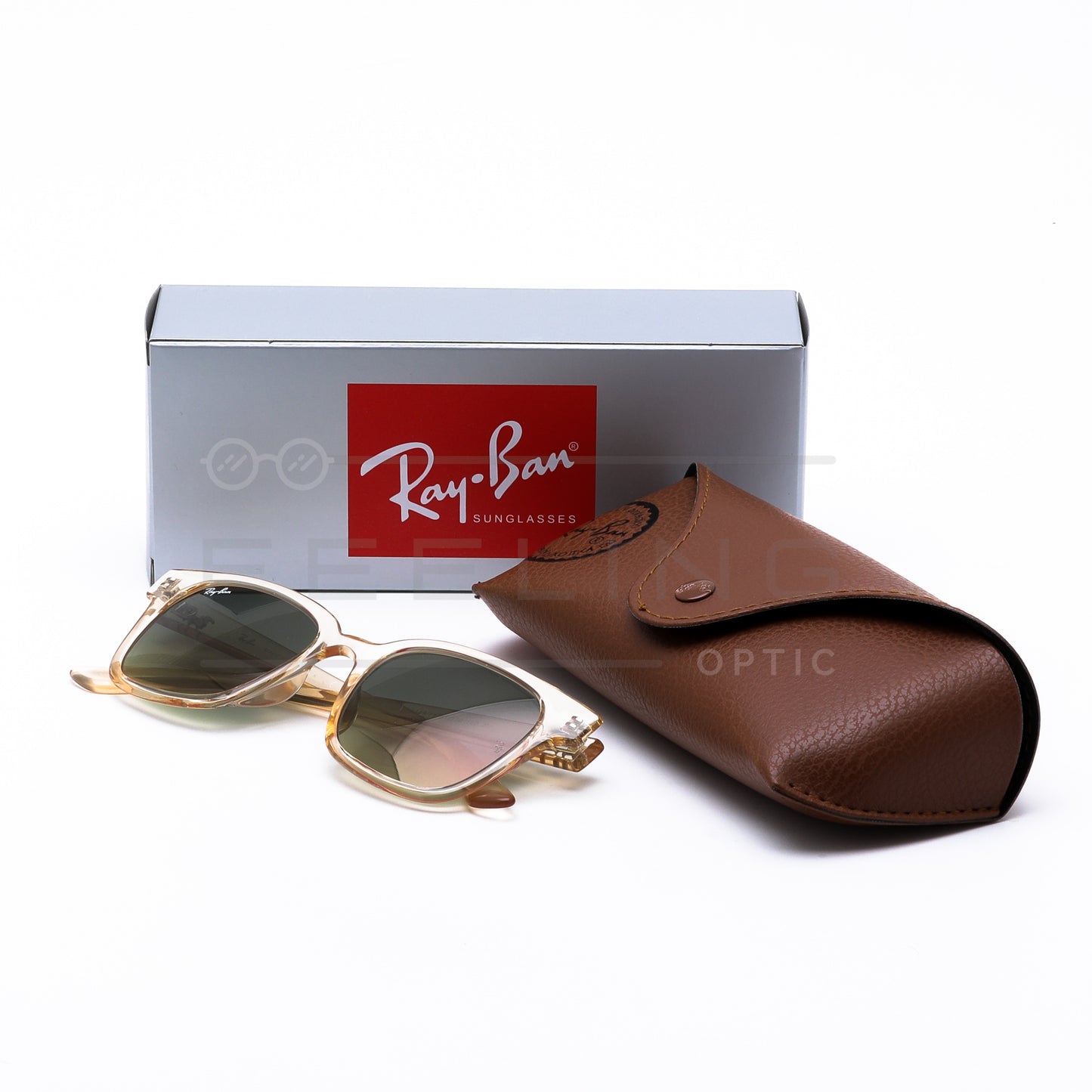 RAYBAN RB-4323 - Vert & Transparent