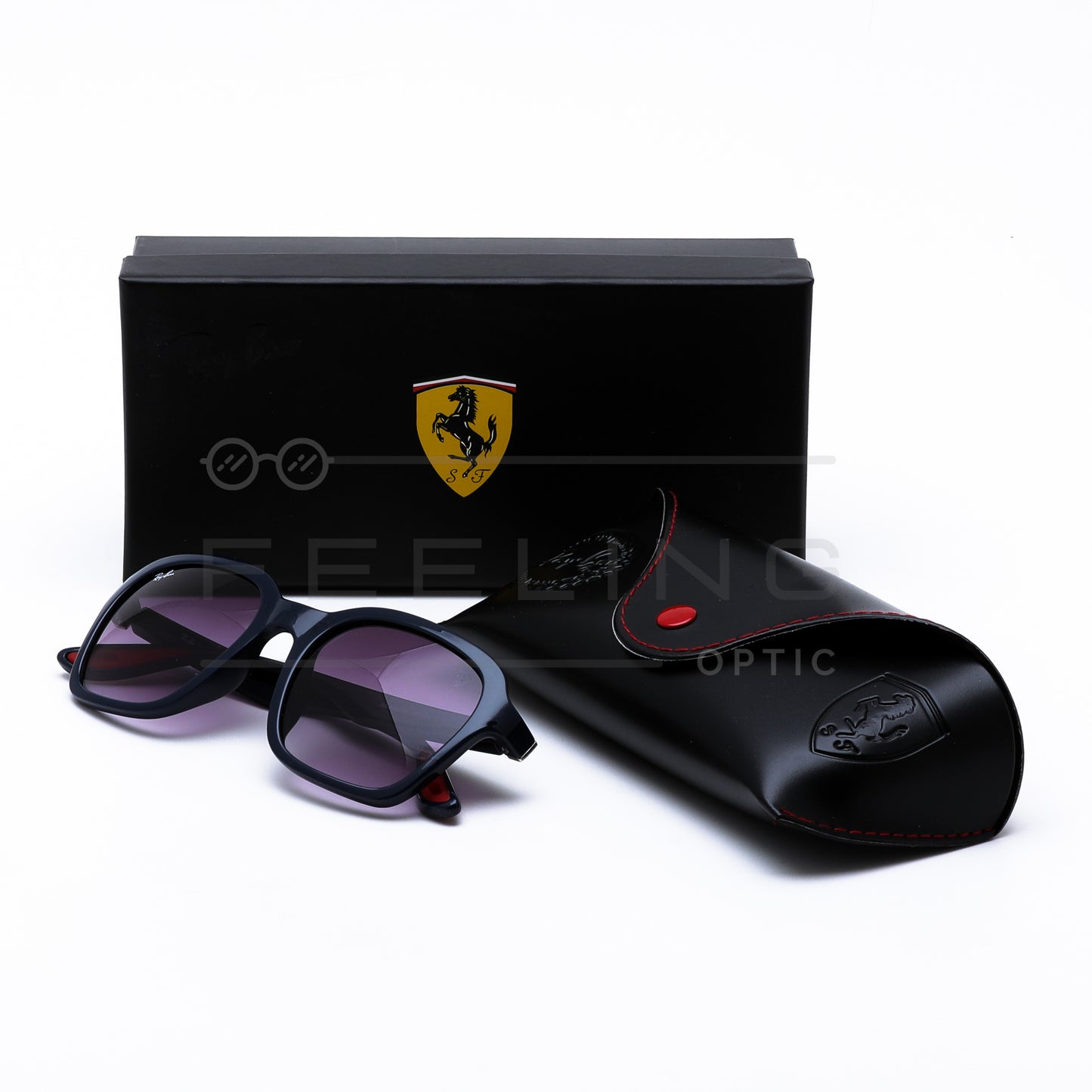 RAYBAN FERRARI RB-4343M - Violet & Noir