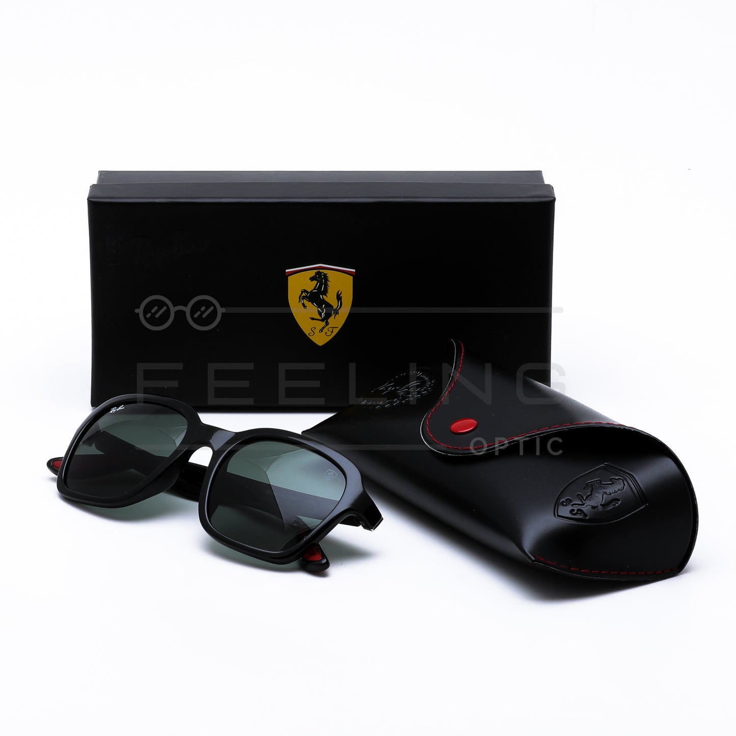 RAYBAN FERRARI RB-4343M - Full Black
