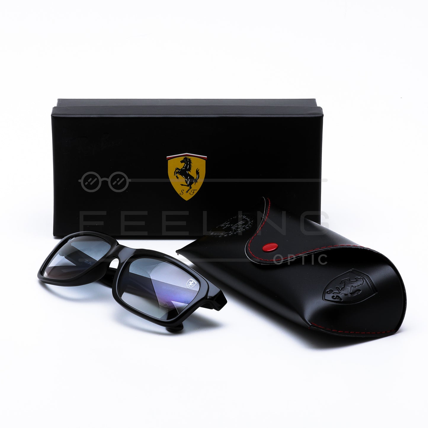 RAYBAN FERRARI RB-4393F - Gris & Noir