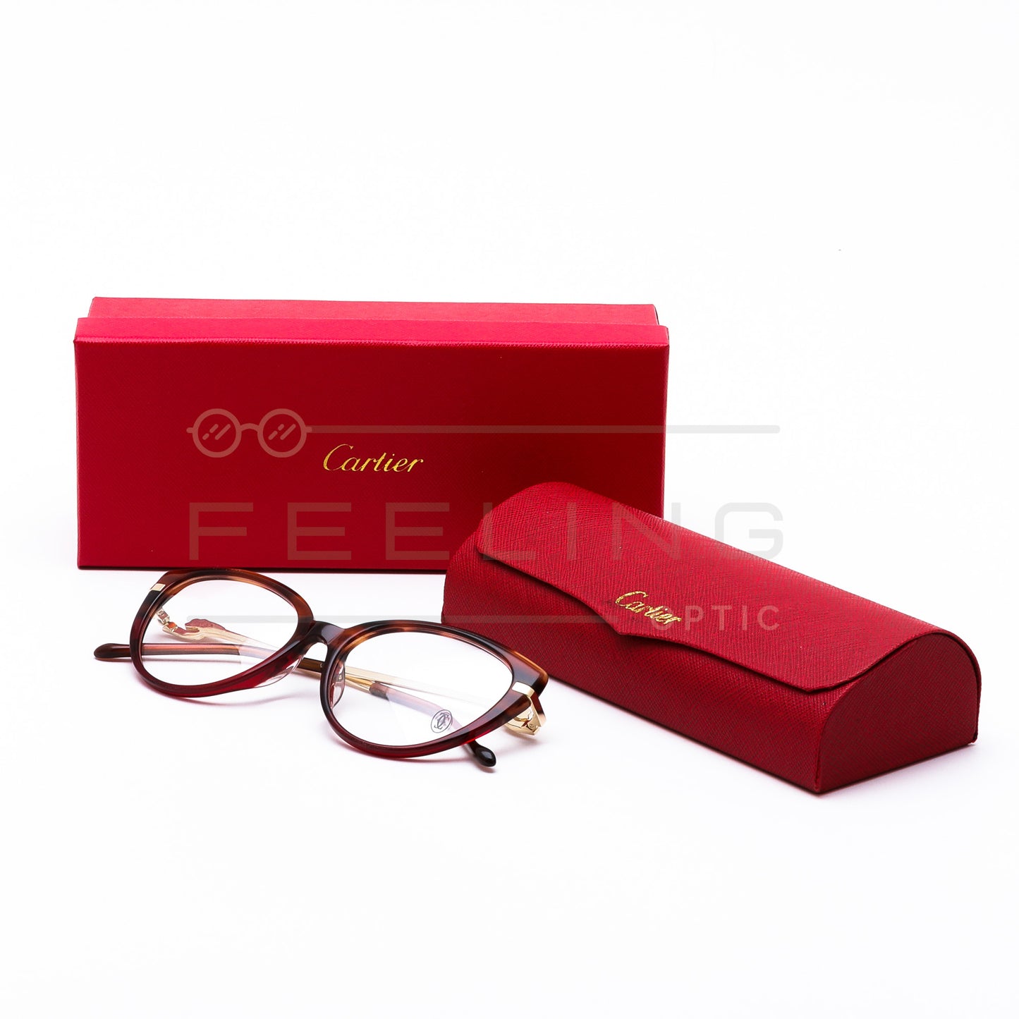 CARTIER CT0283O Marron & Gold