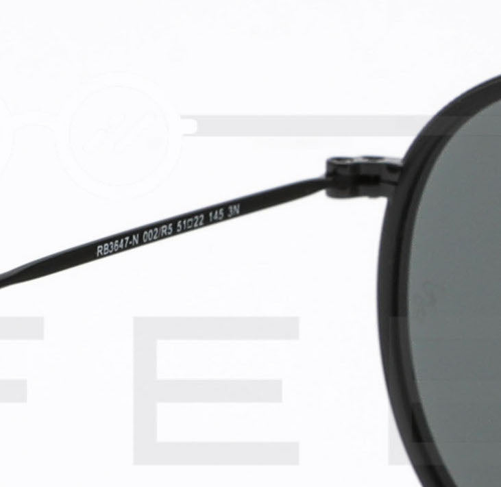 RAYBAN Double Bridge RB-3647N - Full Black
