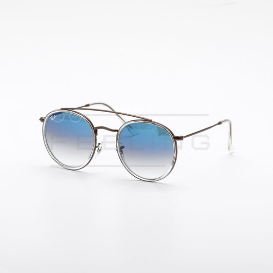RAYBAN Double Bridge RB-3647N - Bleu & Gris