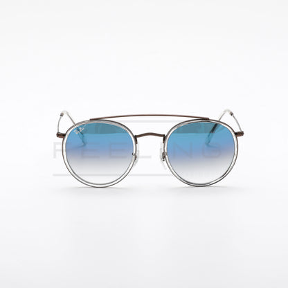 RAYBAN Double Bridge RB-3647N - Bleu & Gris