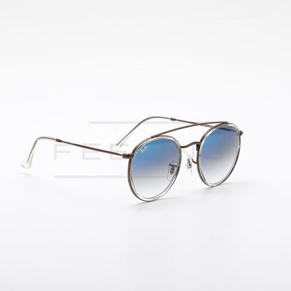 RAYBAN Double Bridge RB-3647N - Bleu & Gris