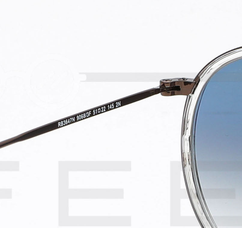 RAYBAN Double Bridge RB-3647N - Bleu & Gris