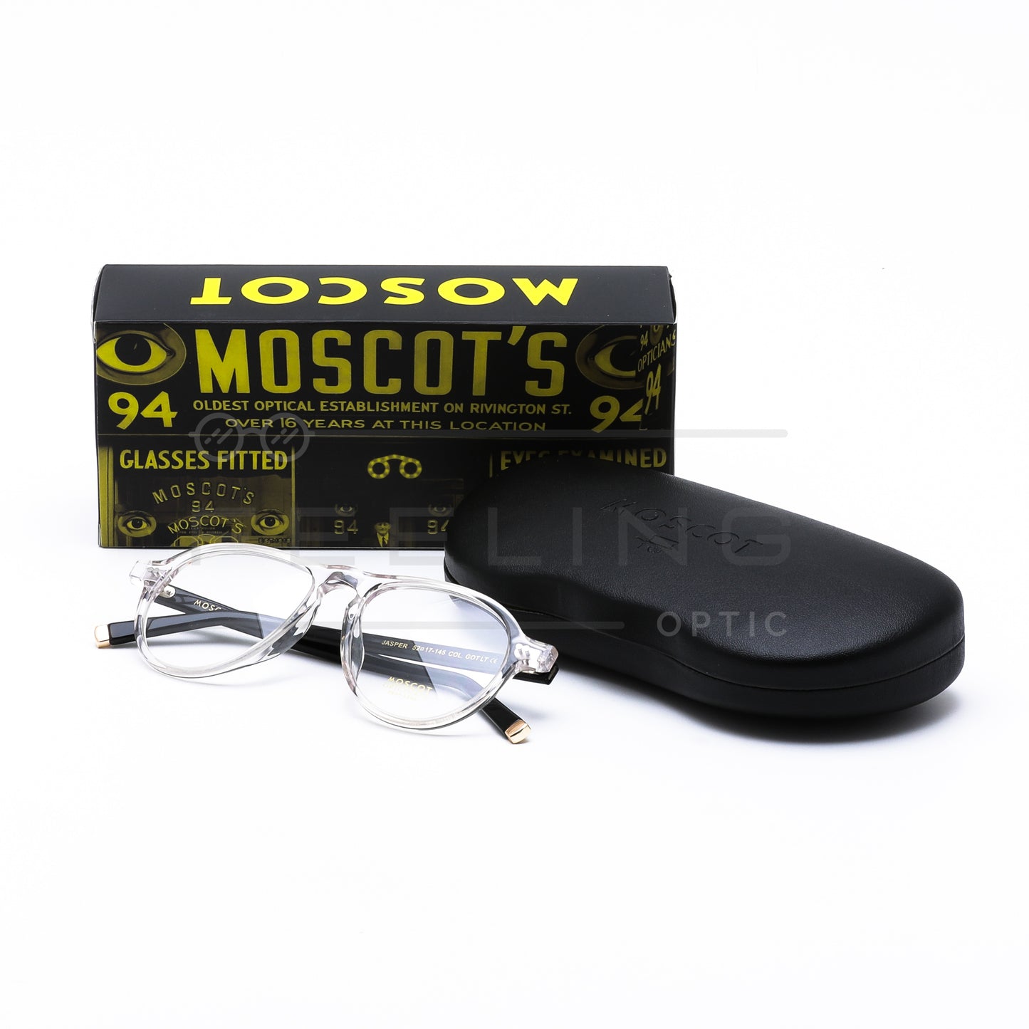 MOSCOT JASPER - Transparent & Noir