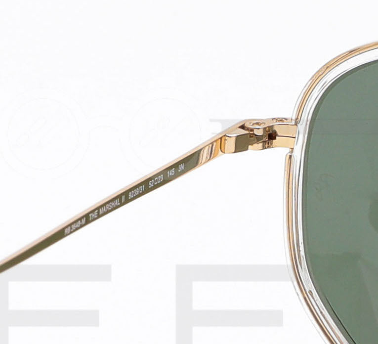 RAYBAN MARSHAL II RB-3648M - Vert & Gold