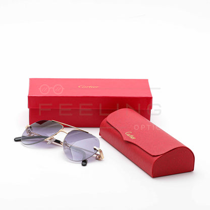 CARTIER CT0427S - Noir & Gold