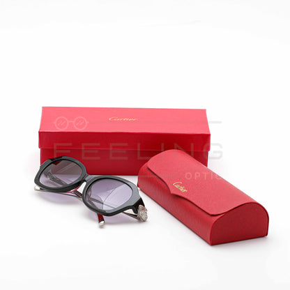 CARTIER CT0645S - Noir & Gris
