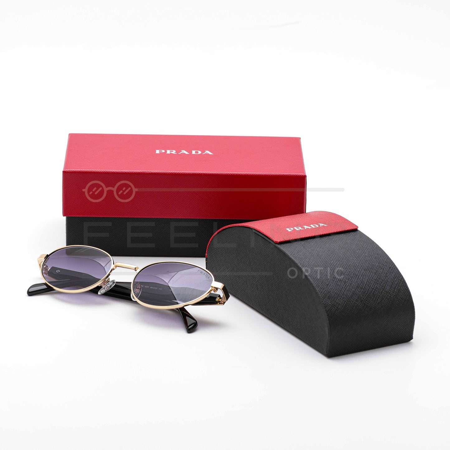 PRADA PR61ZV - Noir & Gold